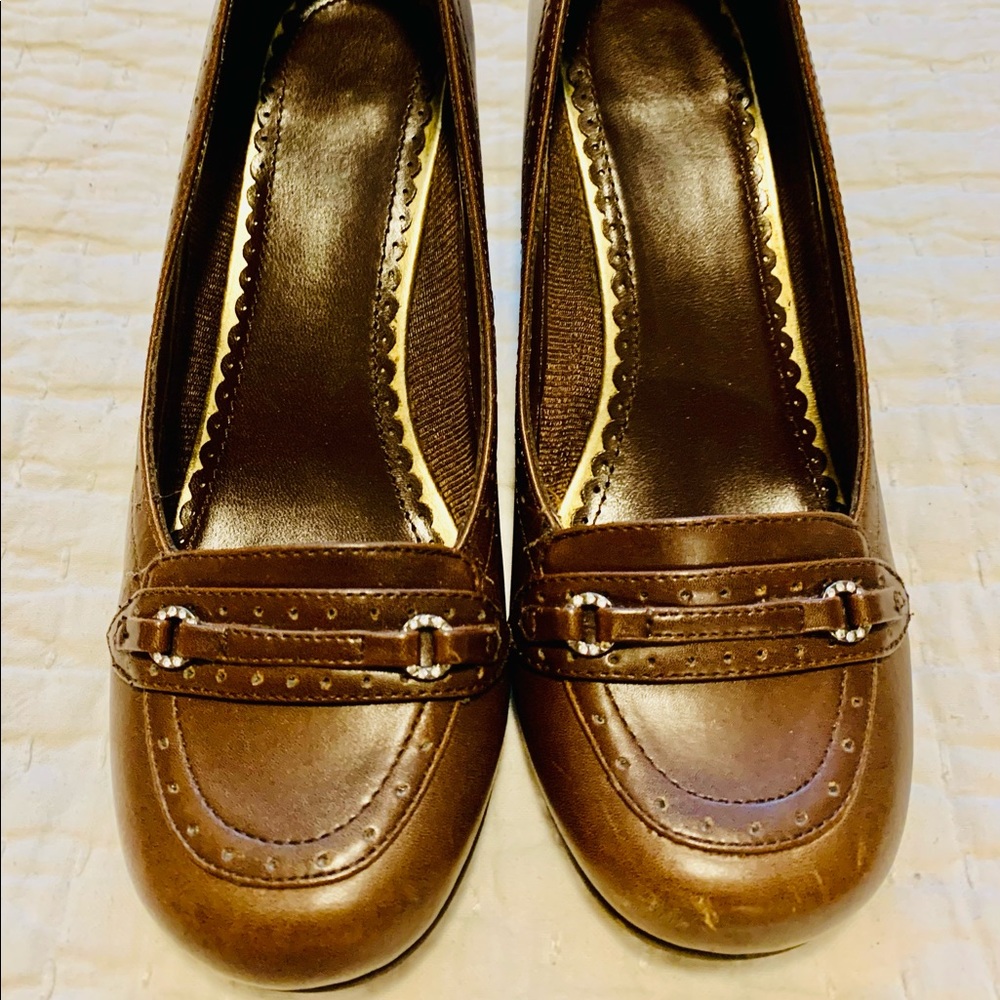 Mirit Heels in Brown, size: 7.5